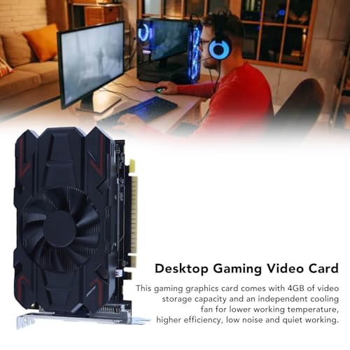 Image of VBESTLIFE HD6770 4GB Graphics Card, DDR5, 128bit, PCI Express 2.0 16X, 775 /4800MHz, 2560x1600, PC Gaming Video Card with HDMI, DVI I and VGA Ports (HD6770 4GB DDR5)
