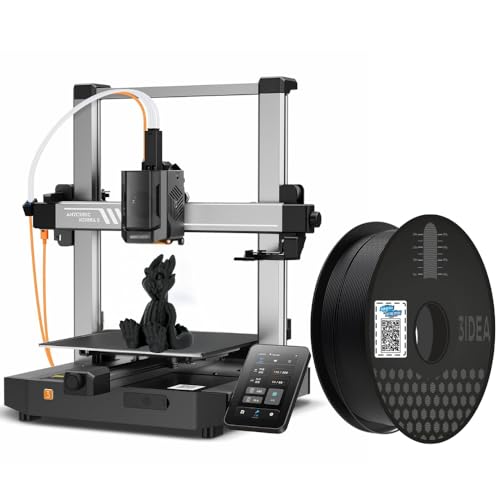 Image of 3IDEA Kobra 3 3D Printer with Auto Leveling & High Precision Printing, Includes 3Idea Premium Ultra NX Black PLA Filament - Fast Printing, DIY FDM 3D Printer for Beginners & Experts