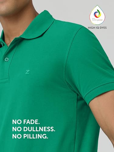 Image of XYXX Men's Nova 100% Combed Cotton Regular Fit Polo T-Shirt