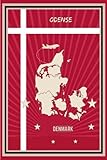 Odense: best NoteBook to write about travel to Odense / Denmark / Wide Ruled Paper Notebook (6 x 9) / 120 page ( Odense Composition Note books).