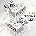 Tallew 2 Pairs Battery Terminal Connectors 0/4/8/10 Gauge Battery Terminal Connectors with Shims and Protective Covers Car Cable Ends Compatible with Cars Vans Trucks and More(Silver)