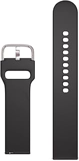 Strap Band Compatible with Samsung Galaxy Watch Active, Active2, Active 3 by ElloGear - Silicone Wristband Replacement for Smartwatch - Black