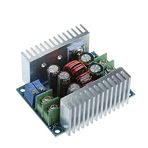 Anmbest Constant Current CC CV Buck Converter Module DC 6-40V to 1.2-36V 20A 300W Adjustable Step Down Voltage Regulator Power Supply Module with Short Circuit Protection Function