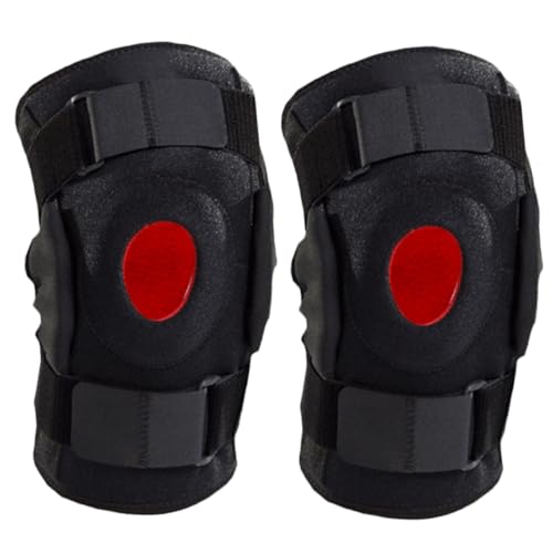 TOVINANNA Adjustable Knee Brace Support Thickened Padding for Sports Pad for Football Cycling Volleyball Adults Size l