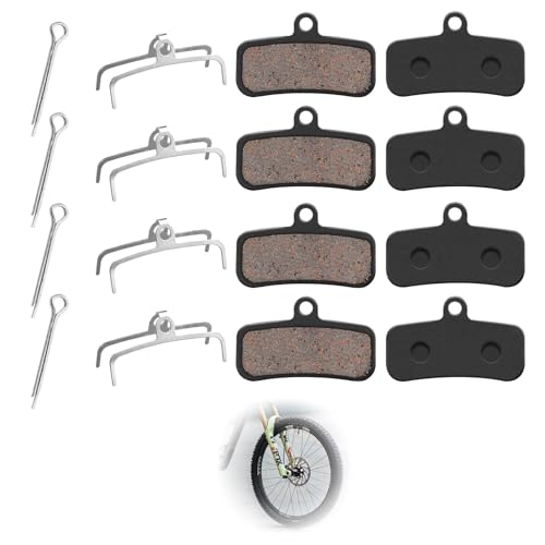 4 paia di pastiglie per freni per bicicletta, compatibili con freni Shimano, Shimano D03s D02s Saint BR-M810 BR-M820 Deore XT BR-M8020 BR-M8120 Zee BR-M640 XTR BR-M9120 Tektro HD E725 M735 M745 M750
