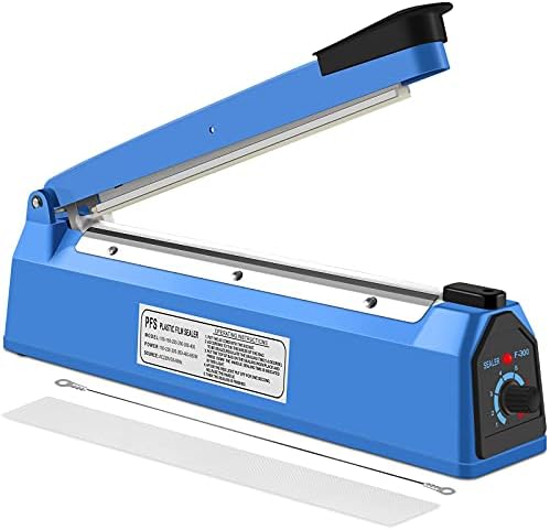 Nestling® Heat Sealer Plastic Bag Sealer Impulse Sealer Food Sealer Bag Packing Machine For PP And PE Plastic Bag Sealer (300 MM)