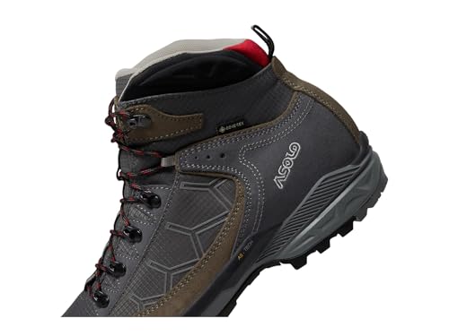 Image of ASOLO Men's Falcon EVO GV Waterproof Breathable Lace-Up Outdoor Hiking Boots with Suede & Nylon Upper, High-Traction Outsole