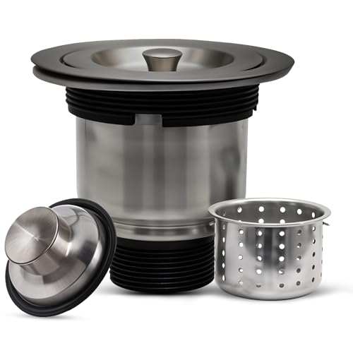 Colador de desagüe de fregadero de cocina redondo acero inoxidable 3.5 pulgadas