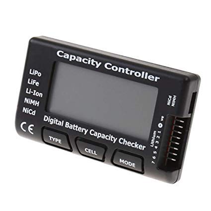 FLY RC Cellmeter 7 Digital Battery Capacity Checker Controller Tester Voltage Tester for LiPo Li-ion...