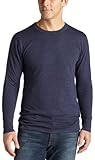 Duofold Men's Midweight Thermal Crew, Navy, Medium