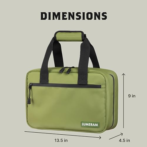 Lumeram Water Resistant Fishing Bait Binder With 4 Sleeves And Zippered Pockets —Perfect Fishing Tackle Binder With Durable Zippers And Built-In Handle thumb #6