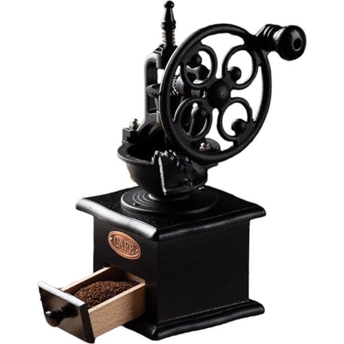 Manuelles Kaffeemühle Retro Ferrris Rad Kaffeebohnenschleife Tragbare Kaffeebohnen -handschleifmaschine Schublade Für Zuhause