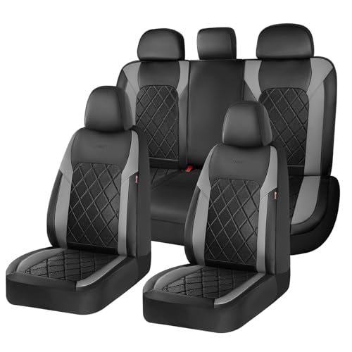 Image of Coverado Car Seat Covers, Seat Covers Full Set, 5 Seats Automotive Seat Cover, Mesh Breathable Seat Protectors, Universal Fit for Most Cars