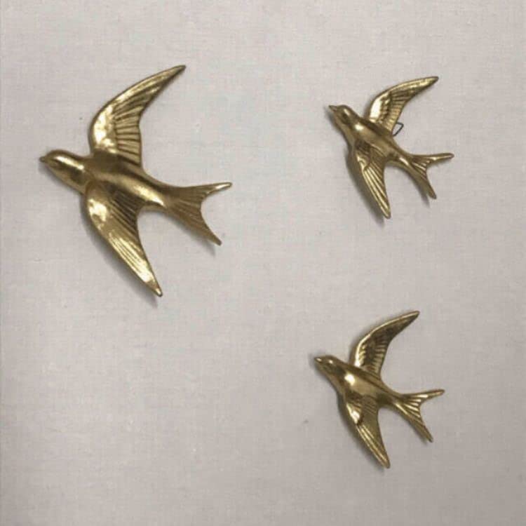 英国ヴィンテージ ♤ つばめのオーナメント 13cm ♤ ウォールデコ