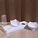 DRAGONRUN Pet Feeder and Waterer Pet Bowl Automatic Feeder with Water Fountain Dog Food Food Water Bowl