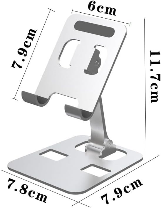 Adjustable Tablet Stand - Compatible with Fire HD 8, 10 & 7, Samsung Galaxy Tab A7, A8, S5e & Kindle Paperwhite - E-Reader Desktop Holder