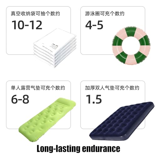 Pompe à air électrique rechargeable pour matelas et piscine - 6