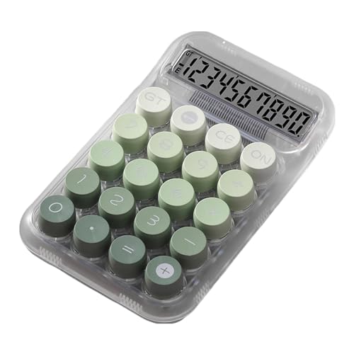 Botones Grandes Fáciles De Presionar Usar Como Calculadora De Oficina | Calculadora Estética | Calculadora De Teclado Antideslizante | Calculadora Mecánica | Calculadora De Escritorio | Calculadoras