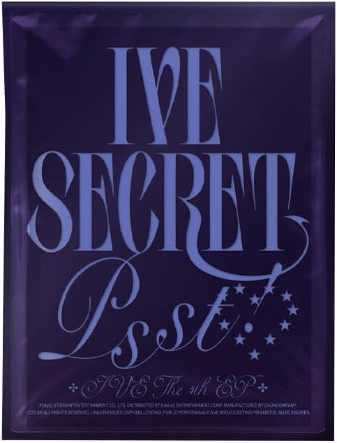 IVE SECRET 4th EP Album CD complet avec livre photo haute définition et POB