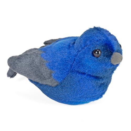 Wild Republic Audubon Birds Purple Plush with Authentic Sound, Stuffed Animal Toys for Kids & Birders, Purple Martin, 7"