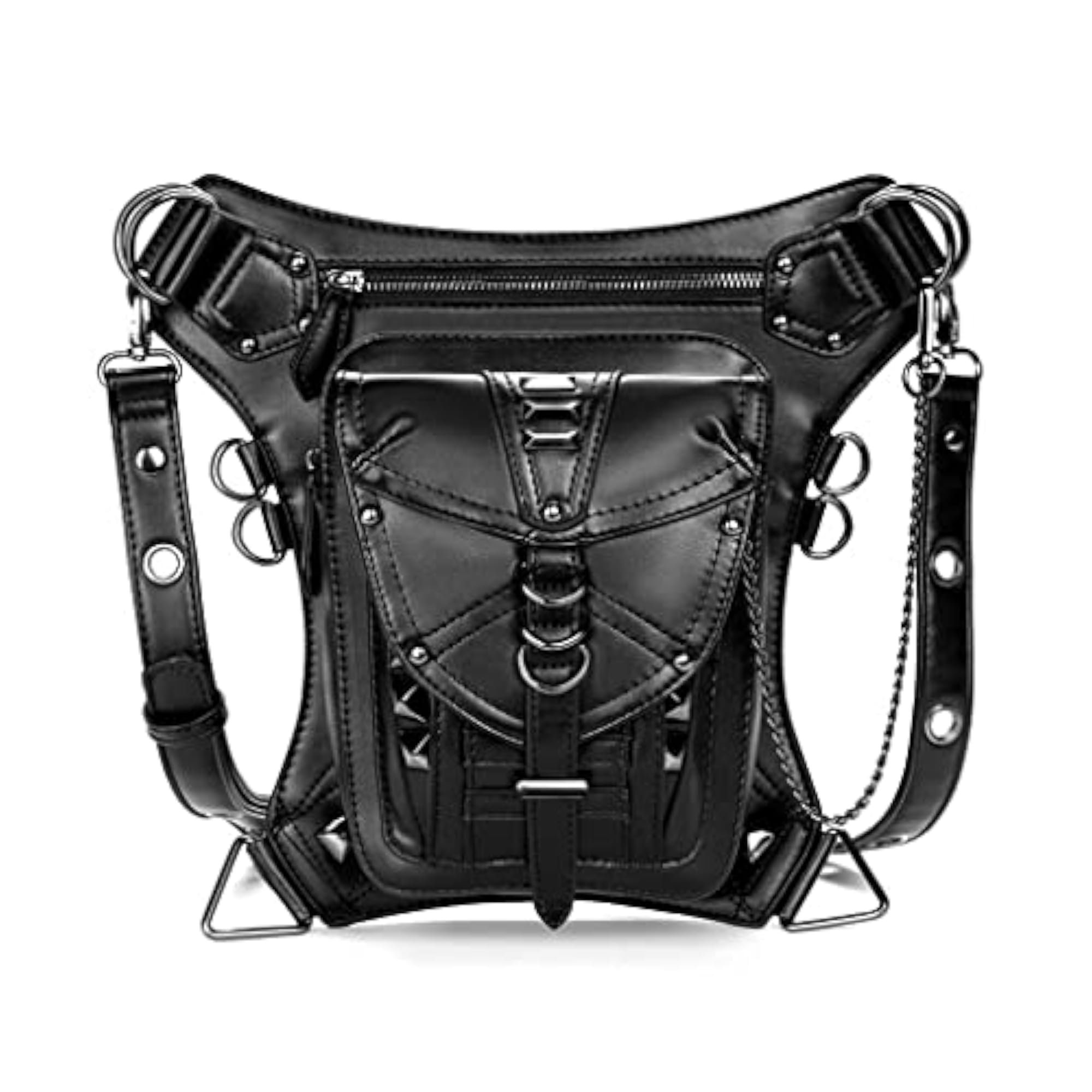 Gothic Steampunk Waist Bag Fanny Pack, Retro