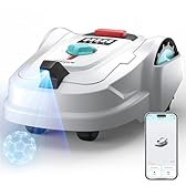 YARDCARE M800Plus Robot Tondeuse sans Fil Périphérique,Positionnement GPS + 3D Vision, Tondeuse Robot sans Câble,800 m²,Mode de Tonte en U,Recharge Automatique, App,Détection de 150 Obstacles