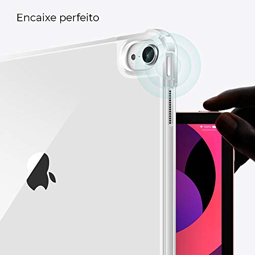 Capa iPad Air 4a, 5a e 6a Geração 10.9″ - WB Ultra Leve Antichoque - Cinza