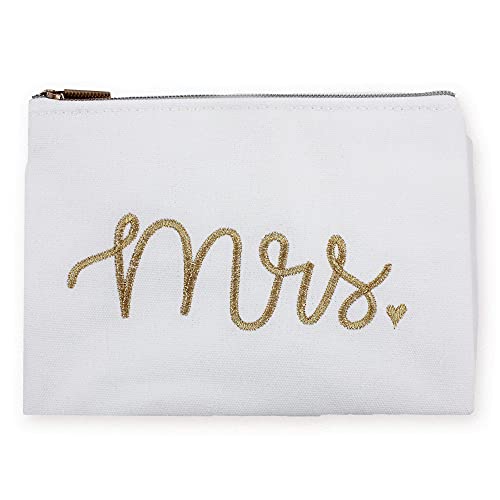 Mrs Cosmetic Bag/ Mrs Makeup Bag/ Honeymoon Pouch/ Bride Cosmetic Case/ Mrs. Swimsuit Bag