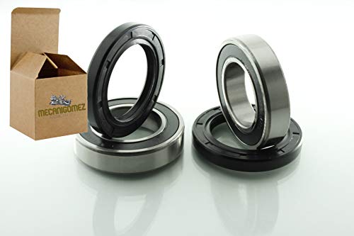 MECANIGOMEZ-Rodamientos Rueda Trasera Yamah 89-09. Kits Reparación Compuesto de los rodamientos y Retenes necesarios Buje Trasero Quad. (25-1313)