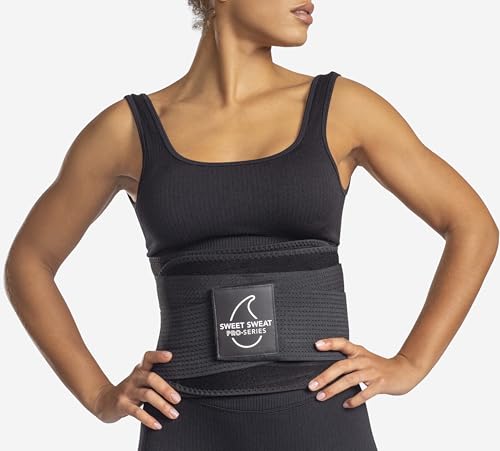 image for Sports Research Sweet Sweat 'Pro-Series' Waist Trimmer Premium Sweat E