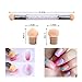 XEAOHESY 8pcs Nail Art Brushes Set Nail Art Liner Brushes Ombre Nail Brush Dotting Pen French Tip Nail Brush Lace Nail Brush Gradient Painting Pens Nail Sponges for Ombre Brush Nail Art Tools
