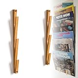 JLNJLE Vinyl Record Shelf Wall Mount, Wooden Album Display Shelfs Holds up 3-6 Records, Minimalist LP Cover Wall Storage for Modern Music Wall Art