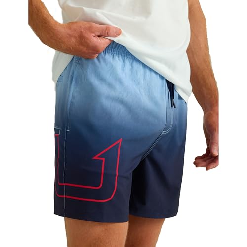 Maillot de bain HUK Pursuit Volley pour homme avec motif canal marker taille L