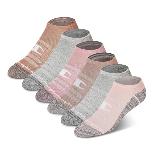 Image of Champion Women's Low Cut Beathable Moisture-Wicking Athletic Socks (6-Pack)