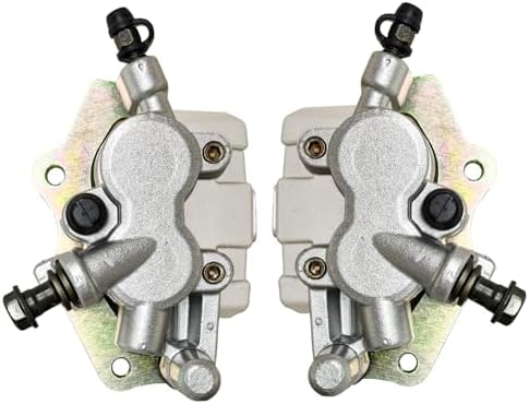 Front Left & Right Brake Calipers Set with Pads Compatible with K...