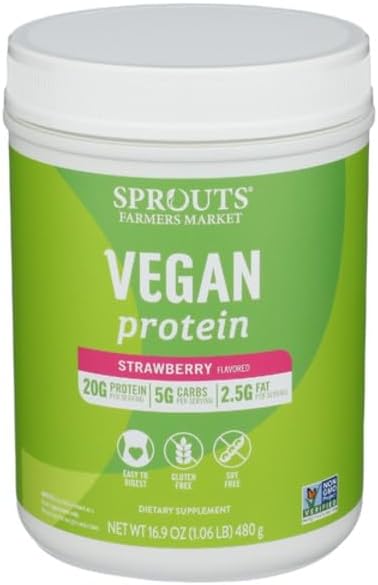 Generic Sprouts Strawberry Delight Vegan Protein - 16.9 oz