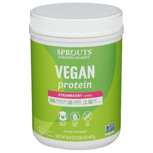 Generic Sprouts Strawberry Delight Vegan Protein - 16.9 oz