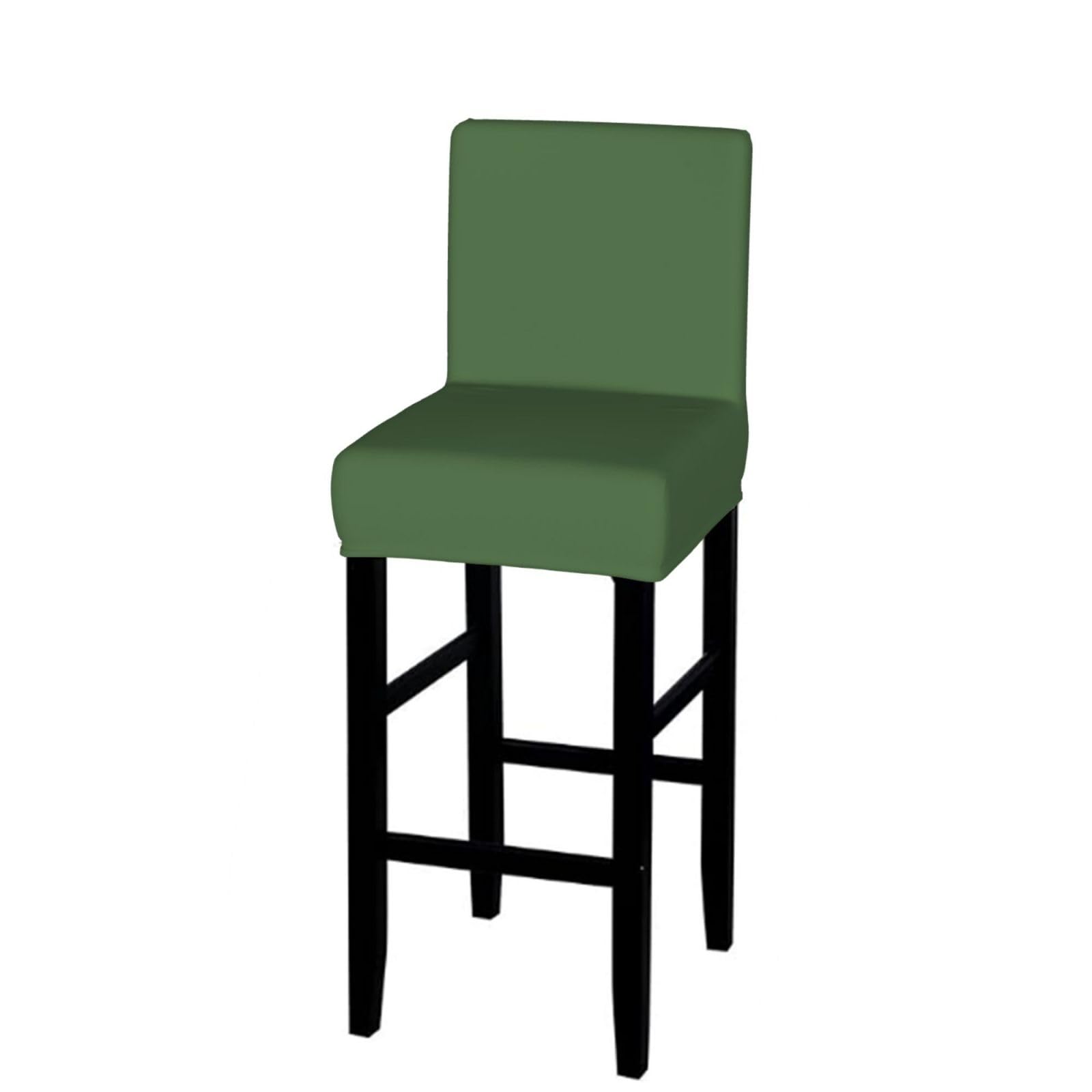 SXZVVBN Cyan Stretch Bar Stool Covers Dining Seat