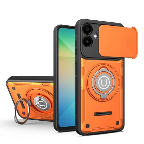 Coque Samsung Galaxy A06 5G orange antichoc avec support