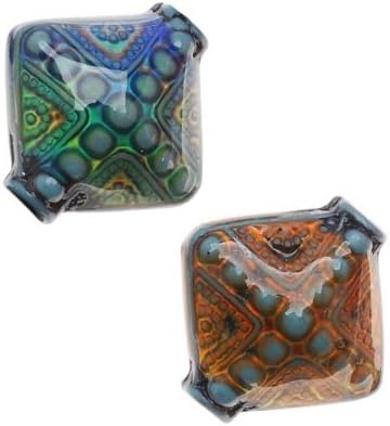 Mirage Color Changing Mood Beads - Sapphire Diamonds /2