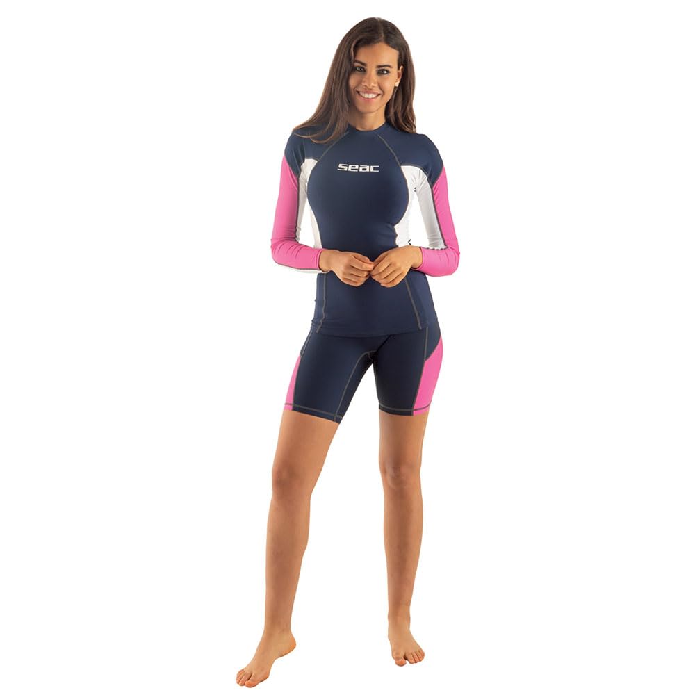 SEAC Rash Guard koszulka chroniąca przed promieniowaniem UV do nurkowania i pływania z długim rękawem Kobiety Raa Long Lady