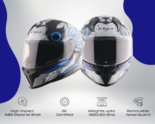 Image of Vega Sonic Saw Full Face Helmet -Black Blue-M