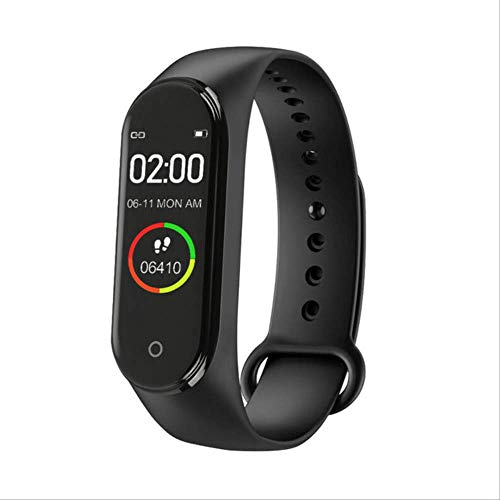 Preisvergleich Produktbild Sport Uhr Herzfrequenz Blutdrucküberwachung Männliche Und Weibliche Schrittzähler Bluetooth Anti-verloren Kabel Handy Schwarz