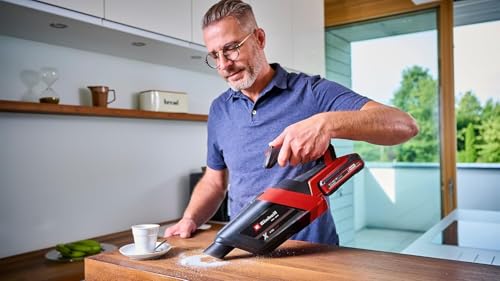 Einhell Akku-Handstaubsauger TE-HV 18/06 Li-Solo Power X-Change (18 V, 72 mbar Saugleistung, inkl. Fugendüse, Polsterdüse, Bodendüse, 0,6 L Staubbehälter, ohne Akku)