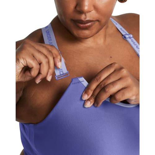 Image of Under Armour Women's Armour Mid Heathered Sports Bra
