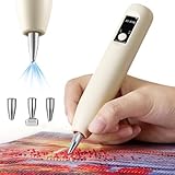 Electric Diamond Painting Pen - Cordless Diamond Art Pen Low-Noise Wax-Free, Rechargeable 3-Speed, Portable Diamond Art Accessories for Crafts Lovers