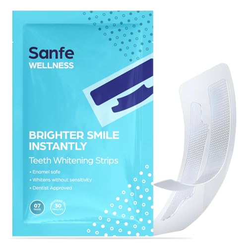 Sanfe Store Sanfe Teeth Whitening Strips 7 Pairs - Image 2