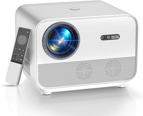FunFlix A1 Beamer 1080P FHD 4K unterstützt 700ANSI WiFi Bluetooth Android System Heimkino Beamer