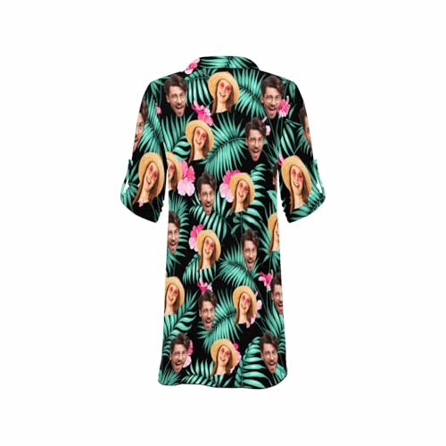 Custom Womens Beach Cover Ups for Swimwear Personalized Face Bathing Suit Coverup Bikini Swimsuit Cover-Up4