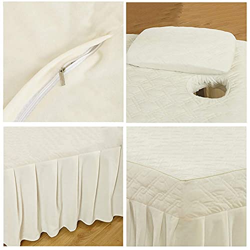 XKun eenvoudige Europese schoonheid ziekenhuis bed jurk combinatie nieuwe schoonheid bed cover vierdelige set 70x190cm… - Image 3